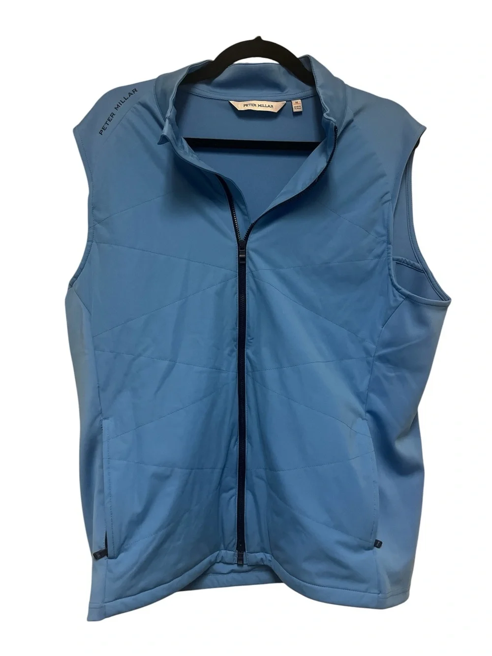 Peter Millar Fuse Hybrid Vest: Liberty Blue Sz Medium